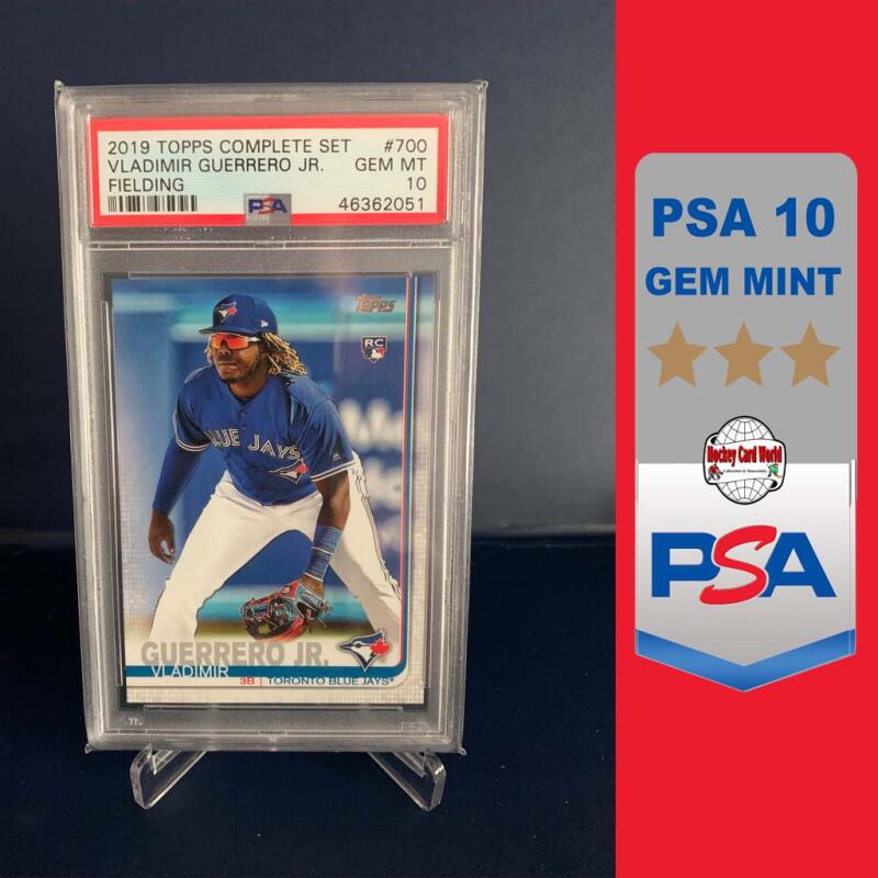 2019 Topps #700 Vladimir Guerrero Jr. Fielding Rookie RC PSA 10 Gem Mint - #62051