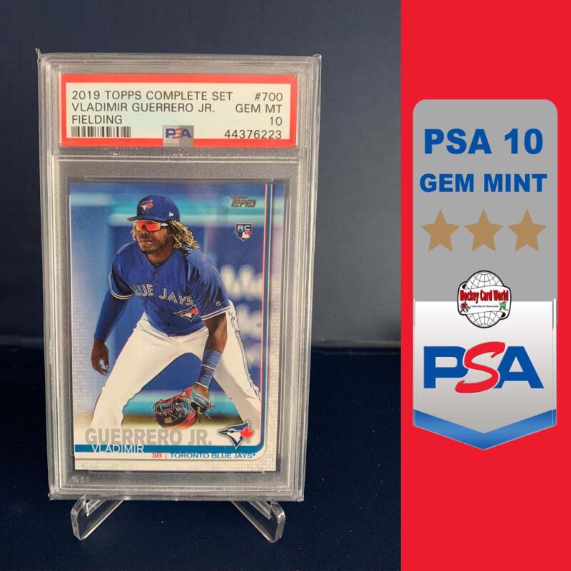 2019 Topps #700 Vladimir Guerrero Jr. Fielding Rookie RC PSA 10 Gem Mint - #76223