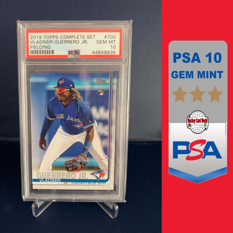 2019 Topps #700 Vladimir Guerrero Jr. Fielding Rookie RC PSA 10 Gem Mint - #49935