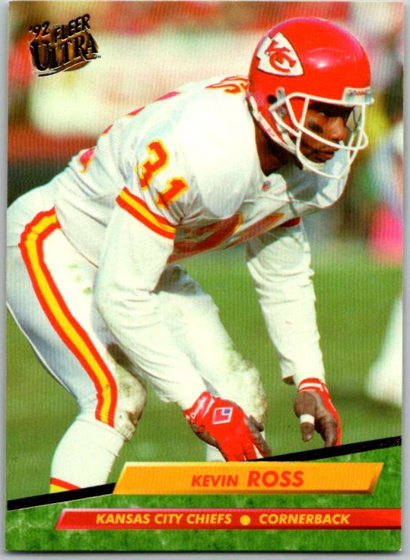 1992 Fleer Ultra Football #178 Kevin Ross Kansas City Chiefs V44948