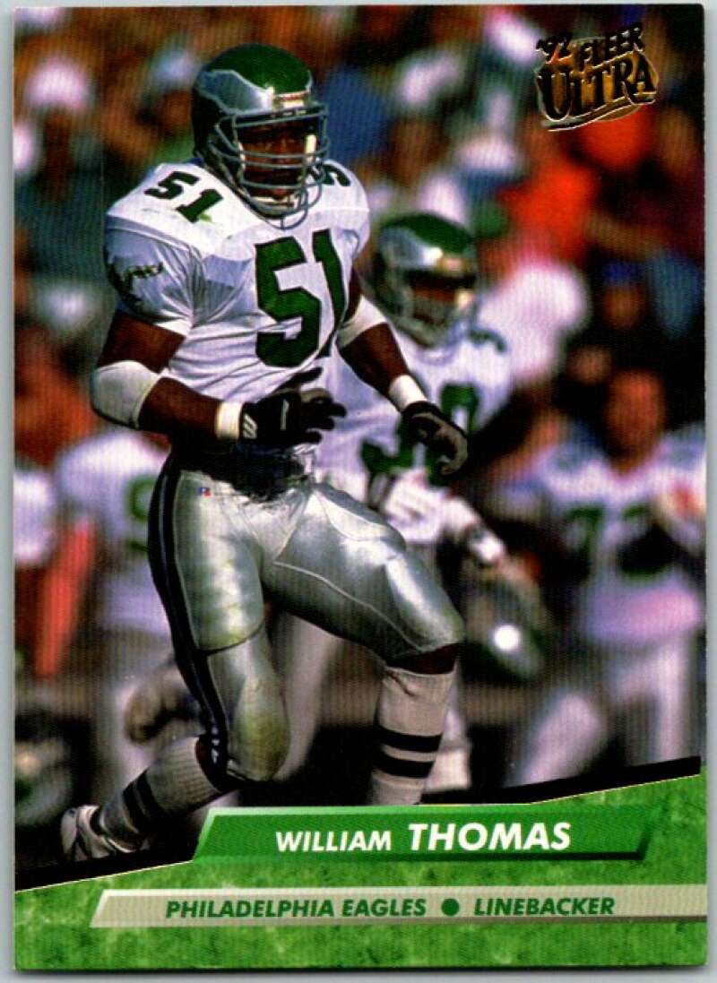 1992 Fleer Ultra Football #314 William Thomas Philadelphia Eagles V44954