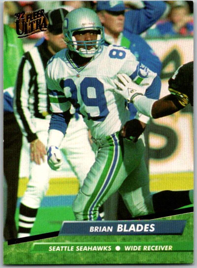 1992 Fleer Ultra Football #373 Brian Blades Seattle Seahawks V44958