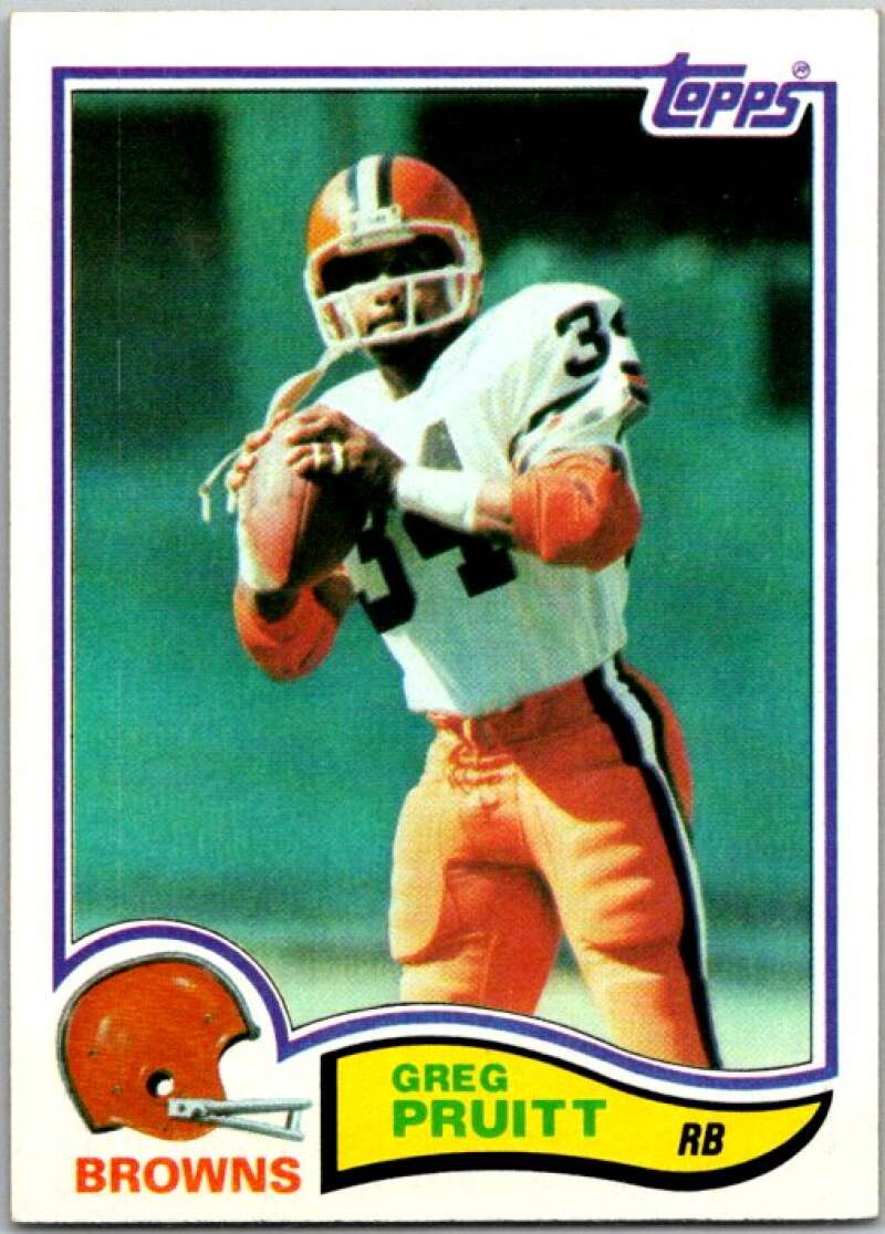 1982 Topps Football #69 Greg Pruitt Cleveland Browns V44964
