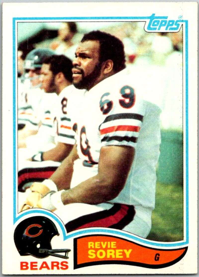 1982 Topps Football #304 Revie Sorey Chicago Bears V44971