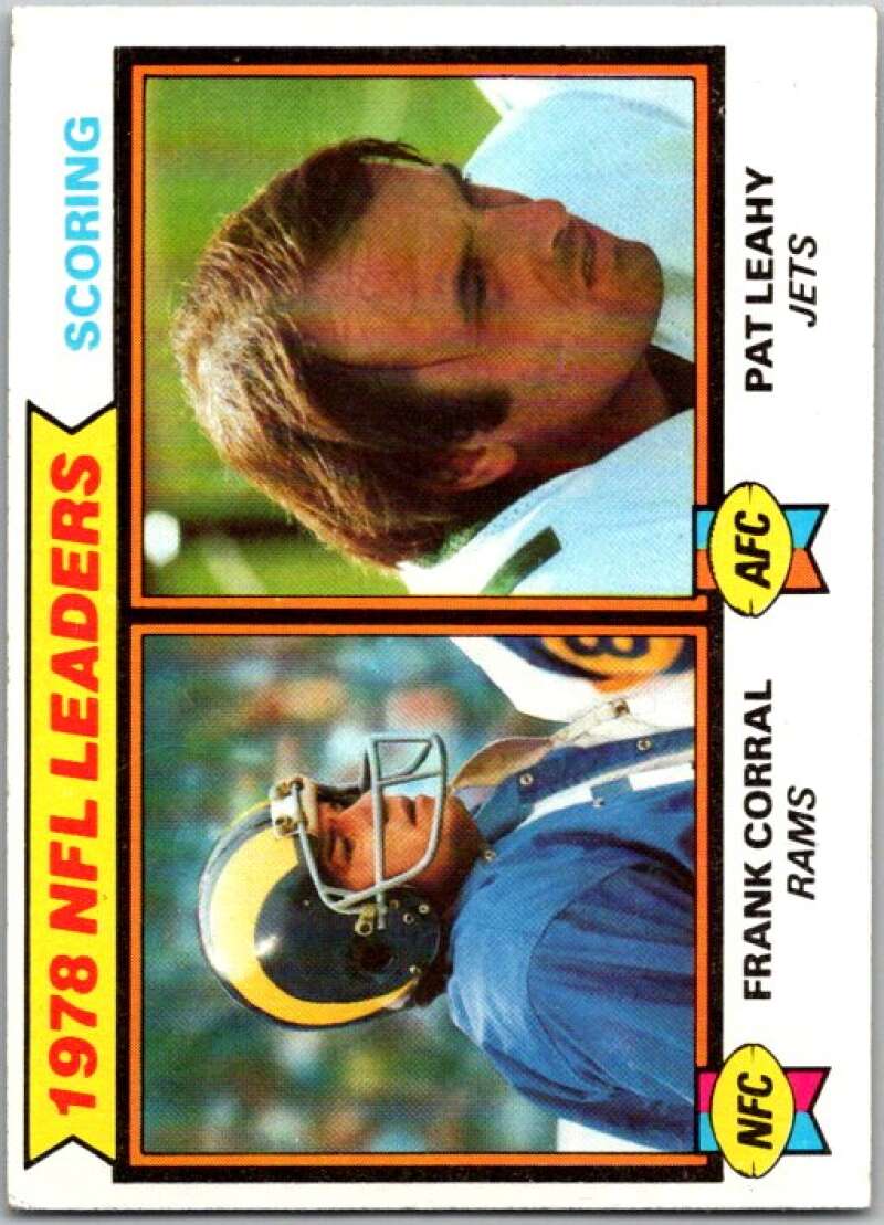 1979 Topps Football #4 Corral/Leahy 1978 Scoring Leaders V44978