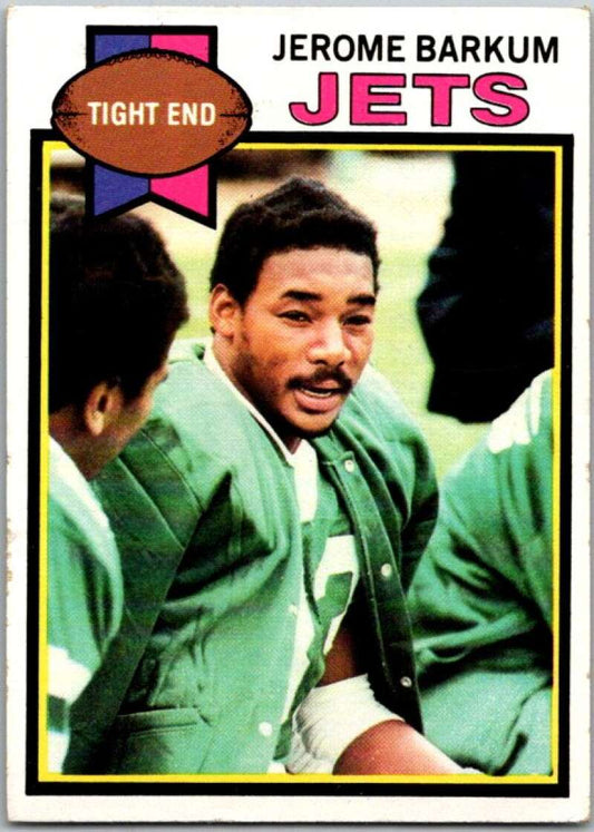 1979 Topps Football #21 Jerome Barkum  New York Jets  V44981