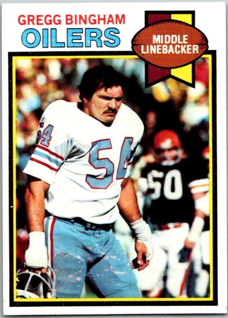 1979 Topps Football #67 Gregg Bingham Houston Oilers V44984