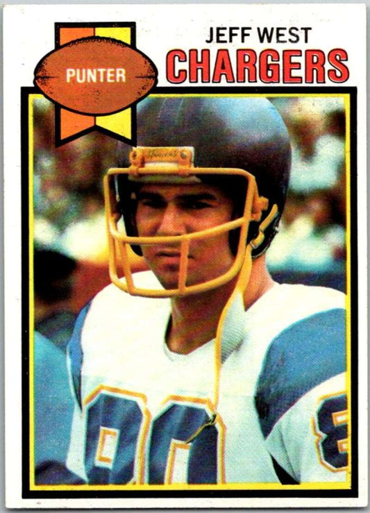 1979 Topps Football #306 Jeff West  San Diego Chargers  V44992