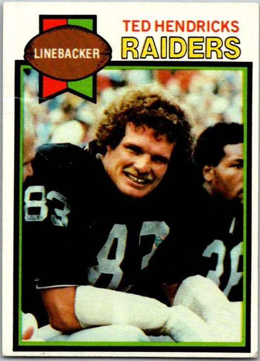 1979 Topps Football #345 Ted Hendricks  Oakland Raiders  V44994