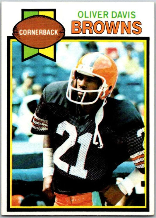 1979 Topps Football #433 Oliver Davis  Cleveland Browns  V45002