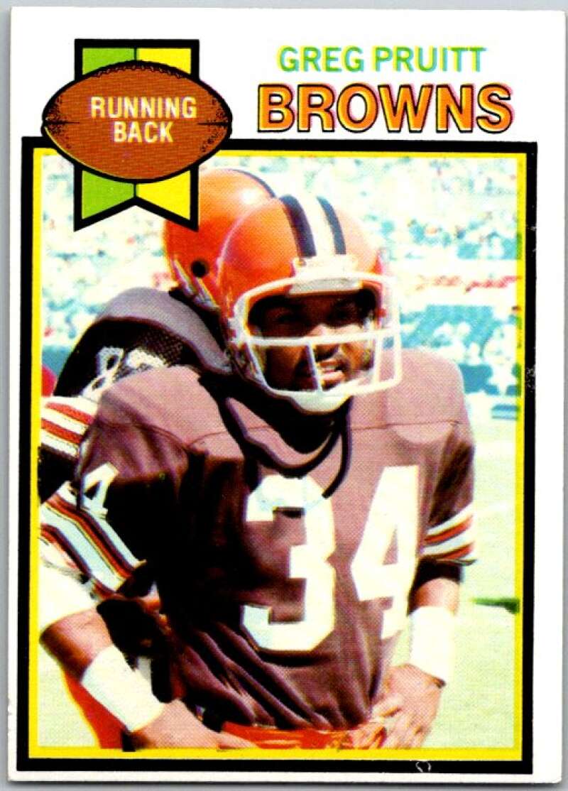 1979 Topps Football #455 Greg Pruitt Cleveland Browns V45003