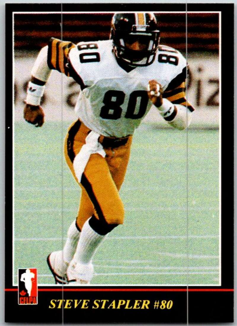 1986 Jogo CFL Football #5 Steve Stapler #80 V45011