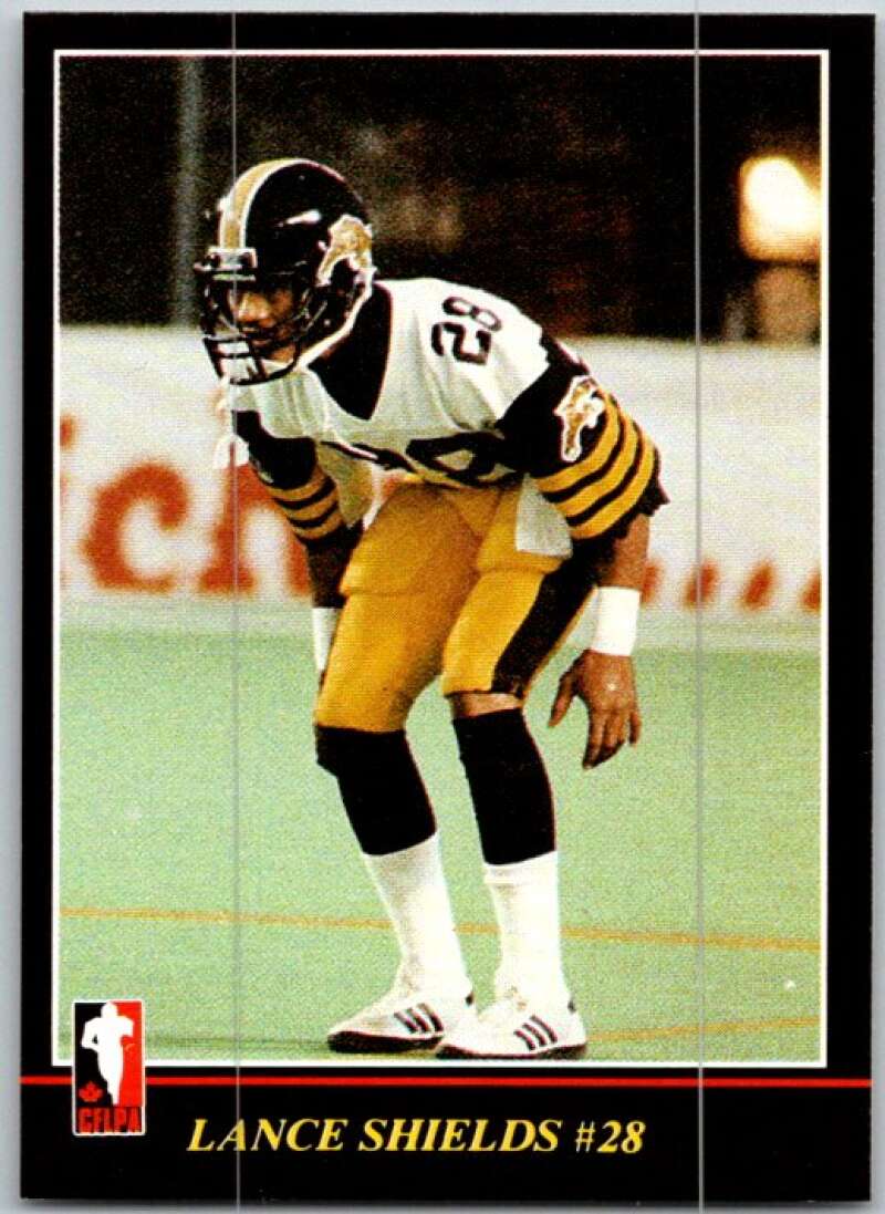 1986 Jogo CFL Football #8 Lance Shields #28 V45014