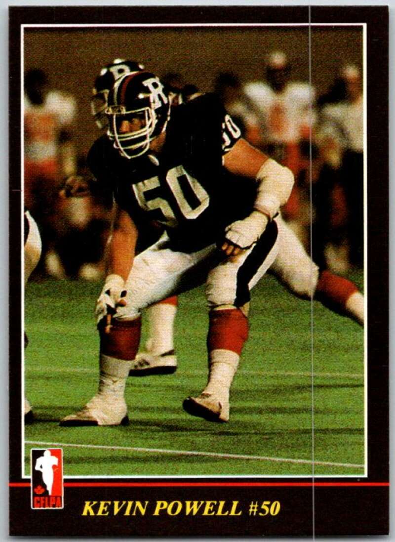 1986 Jogo CFL Football #23 Kevin Powell #50 V45029