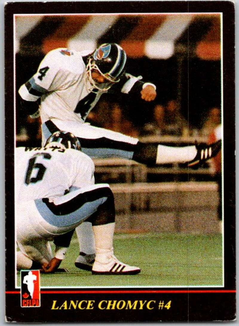 1986 Jogo CFL Football #36 Lance Chomyc #4 V45043
