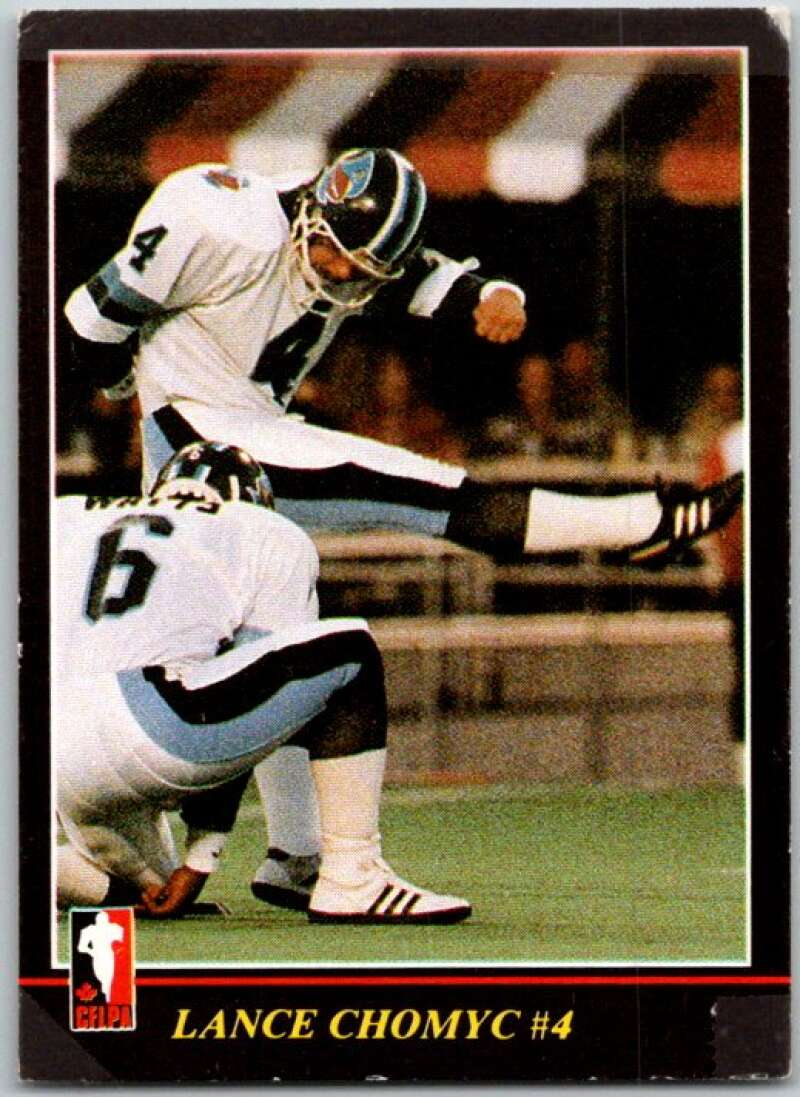 1986 Jogo CFL Football #36 Lance Chomyc #4 V45044