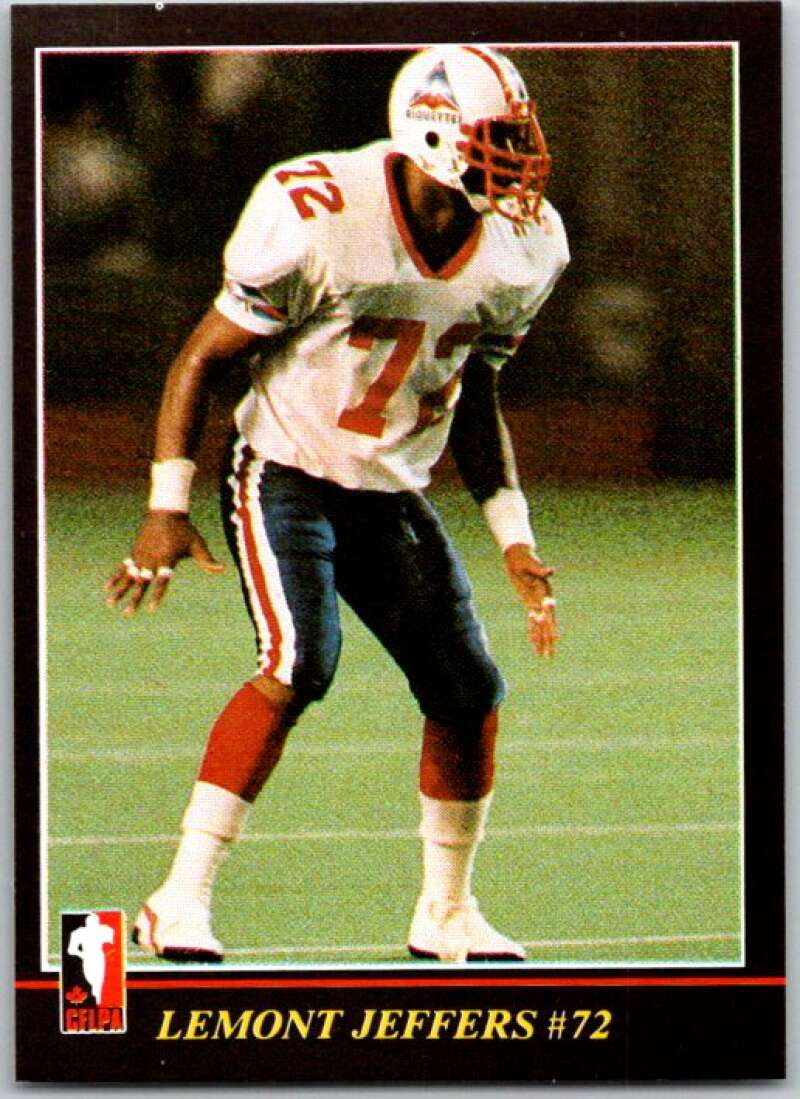 1986 Jogo CFL Football #46 Lemont Jeffers #72 V45054