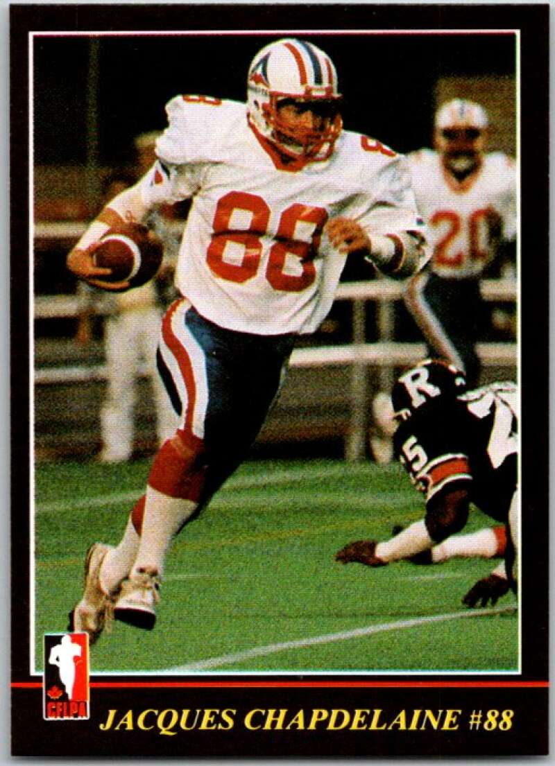1986 Jogo CFL Football #48 Jacques Chapdelaine #88 V45056