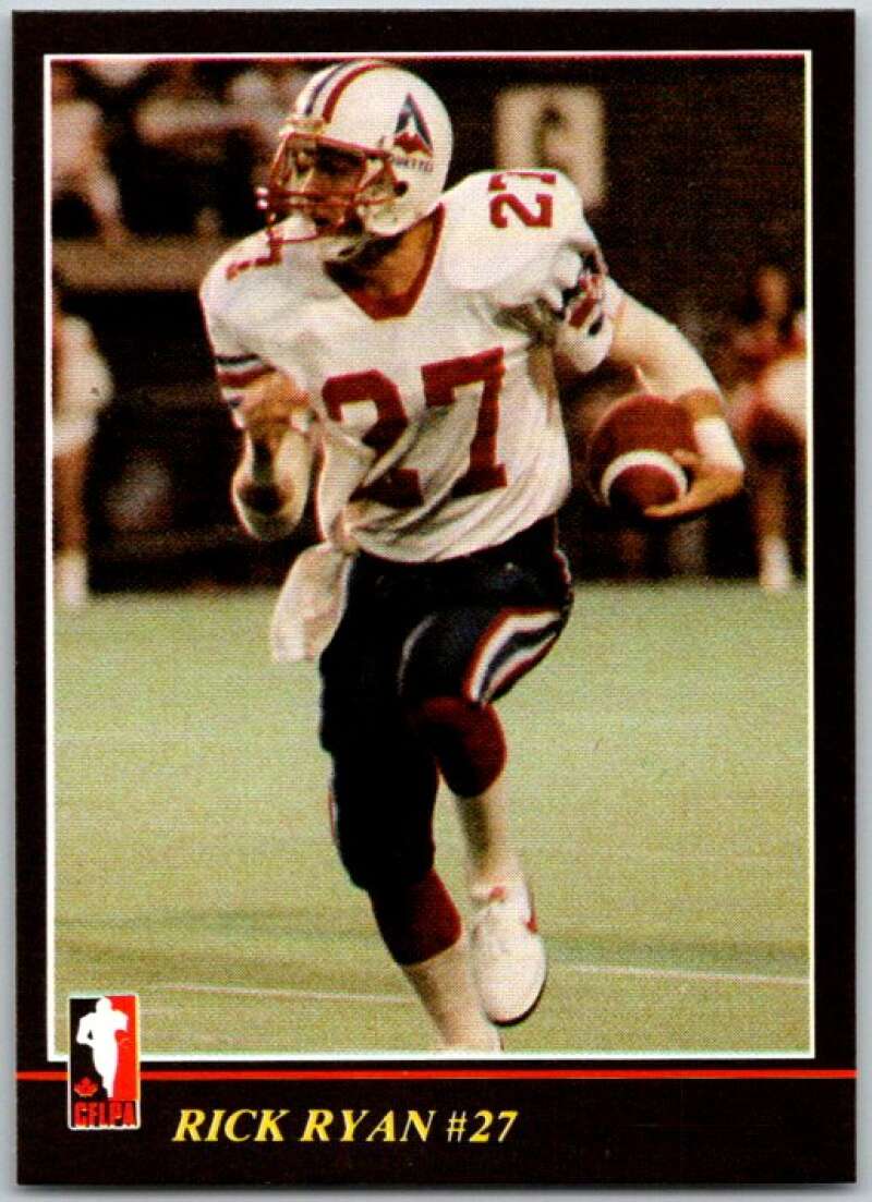 1986 Jogo CFL Football #49 Rick Ryan #27 V45057