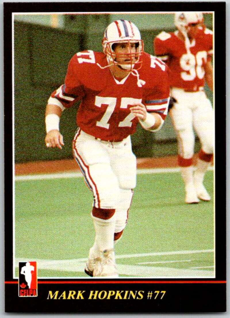 1986 Jogo CFL Football #50 Mark Hopkins #77 V45058