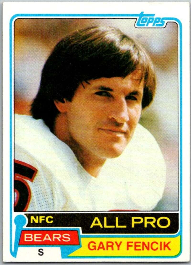 1981 Topps Football #40 Gary Fencik Chicago Bears V45068