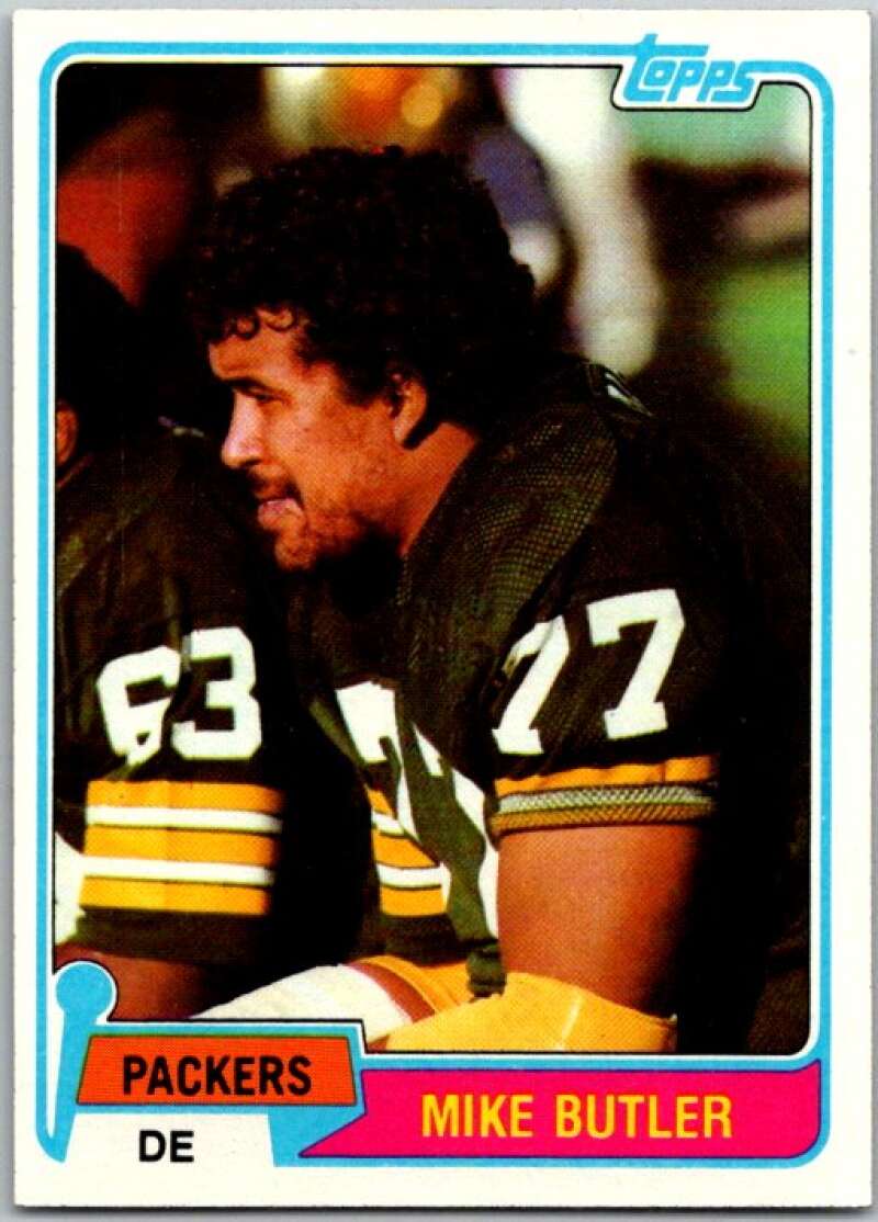 1981 Topps Football #83 Mike Butler Green Bay Packers V45085