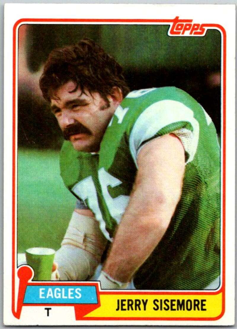 1981 Topps Football #112 Jerry Sisemore Philadelphia Eagles V45088