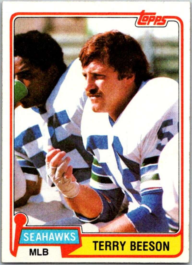 1981 Topps Football #191 Terry Beeson Seattle Seahawks V45102