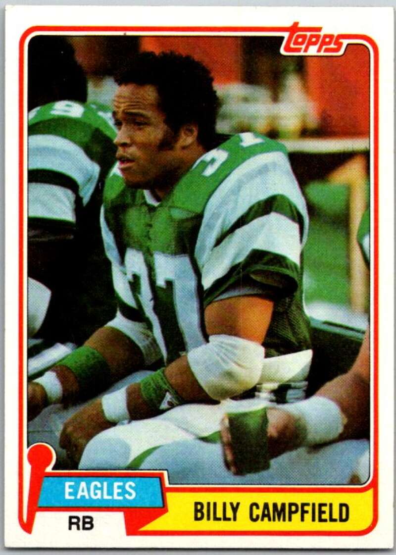 1981 Topps Football #199 Billy Campfield Philadelphia Eagles V45103