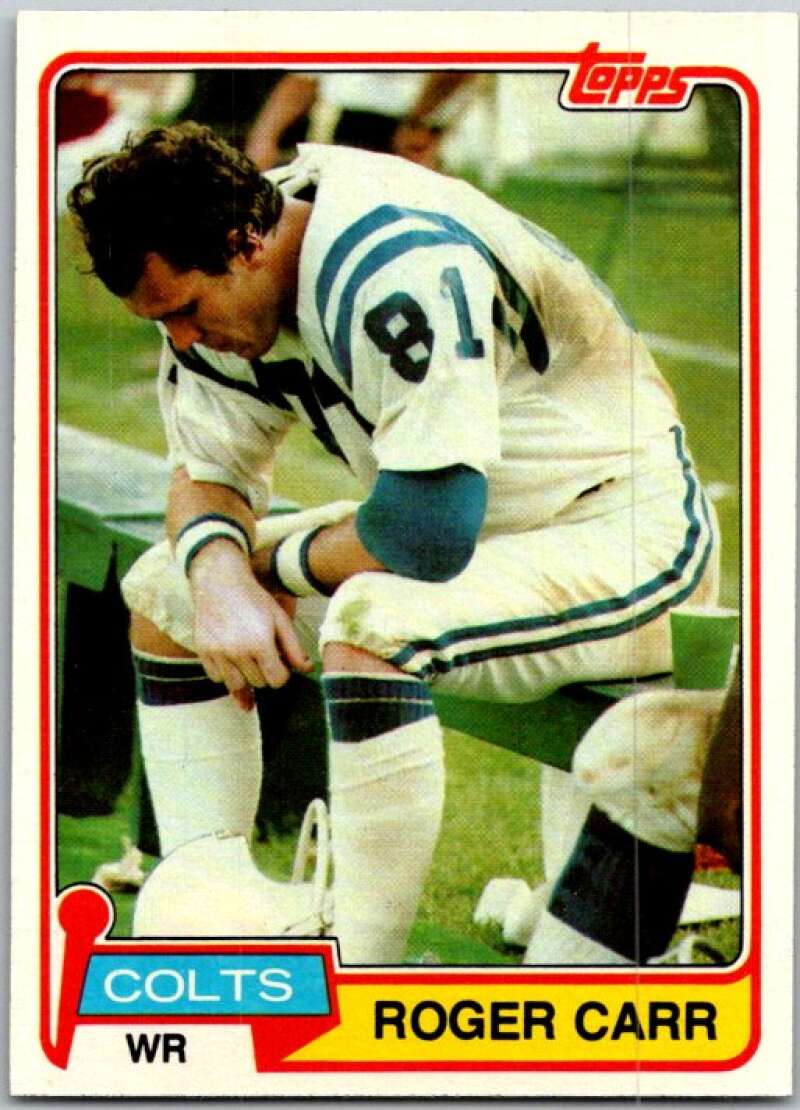 1981 Topps Football #245 Roger Carr Baltimore Colts V45108