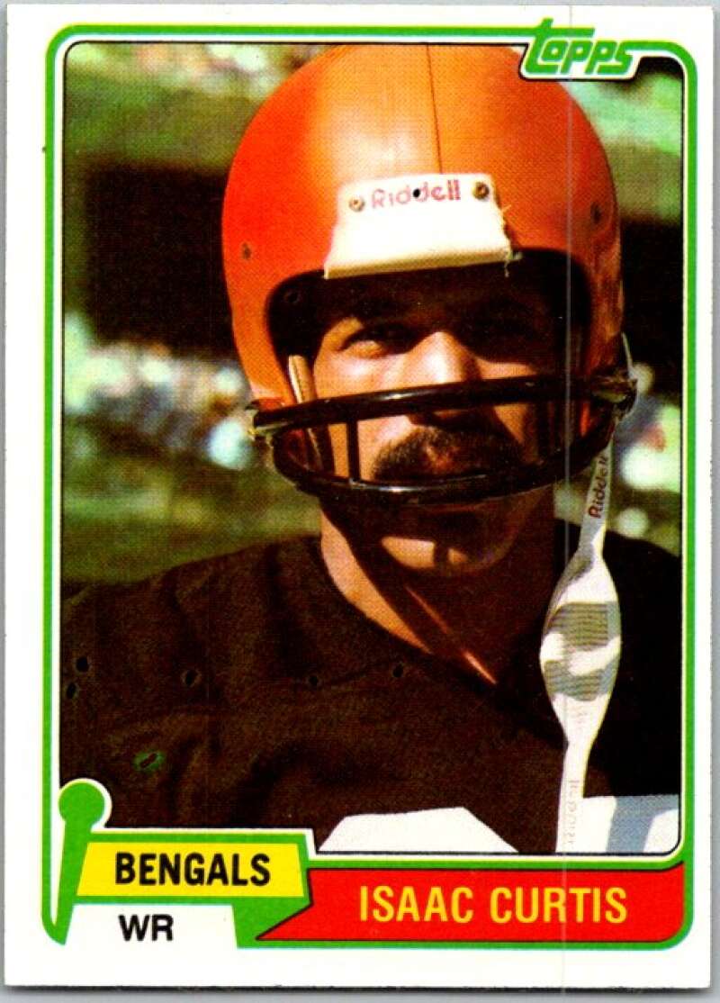 1981 Topps Football #305 Isaac Curtis Cincinnati Bengals V45124