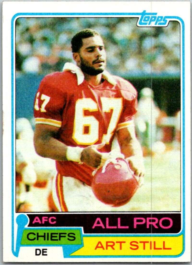 1981 Topps Football #310 Art Still Kansas City Chiefs V45127