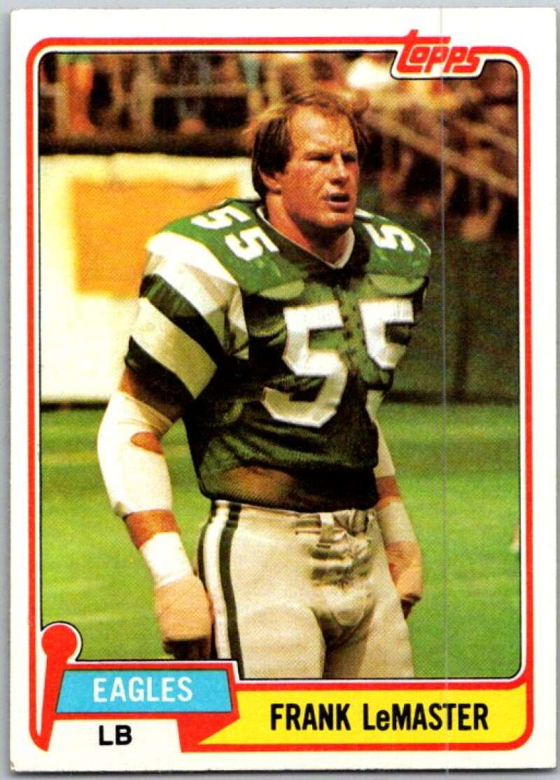 1981 Topps Football #357 Frank LeMaster Philadelphia Eagles V45142