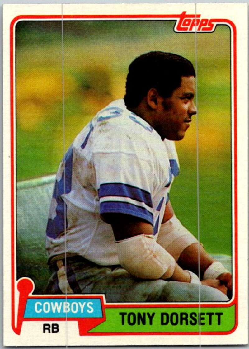1981 Topps Football #500 Tony Dorsett Dallas Cowboys V45178
