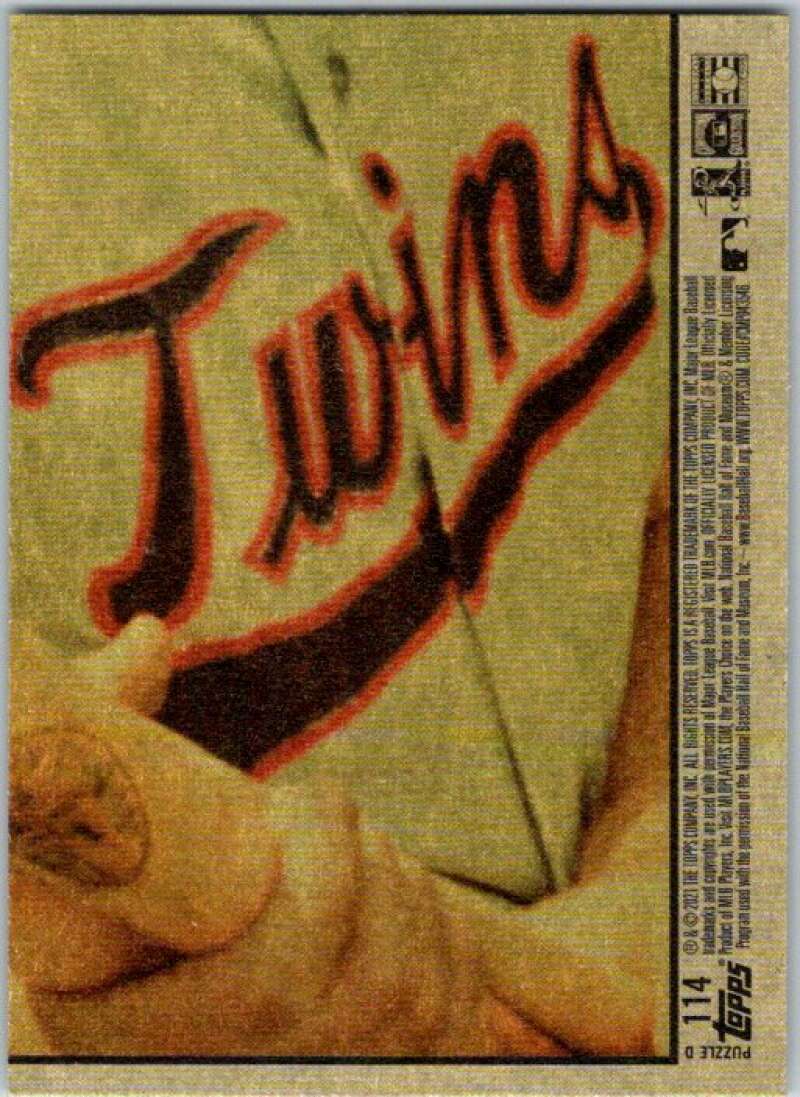 2021 Topps Heritage #114 Jose Berrios In Action Minnesota Twins V45191