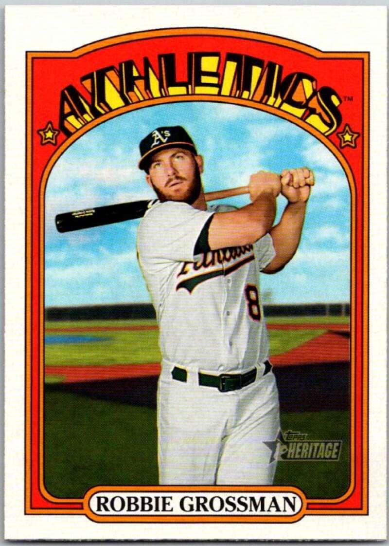 2021 Topps Heritage #231 Robbie Grossman Oakland Athletics V45200