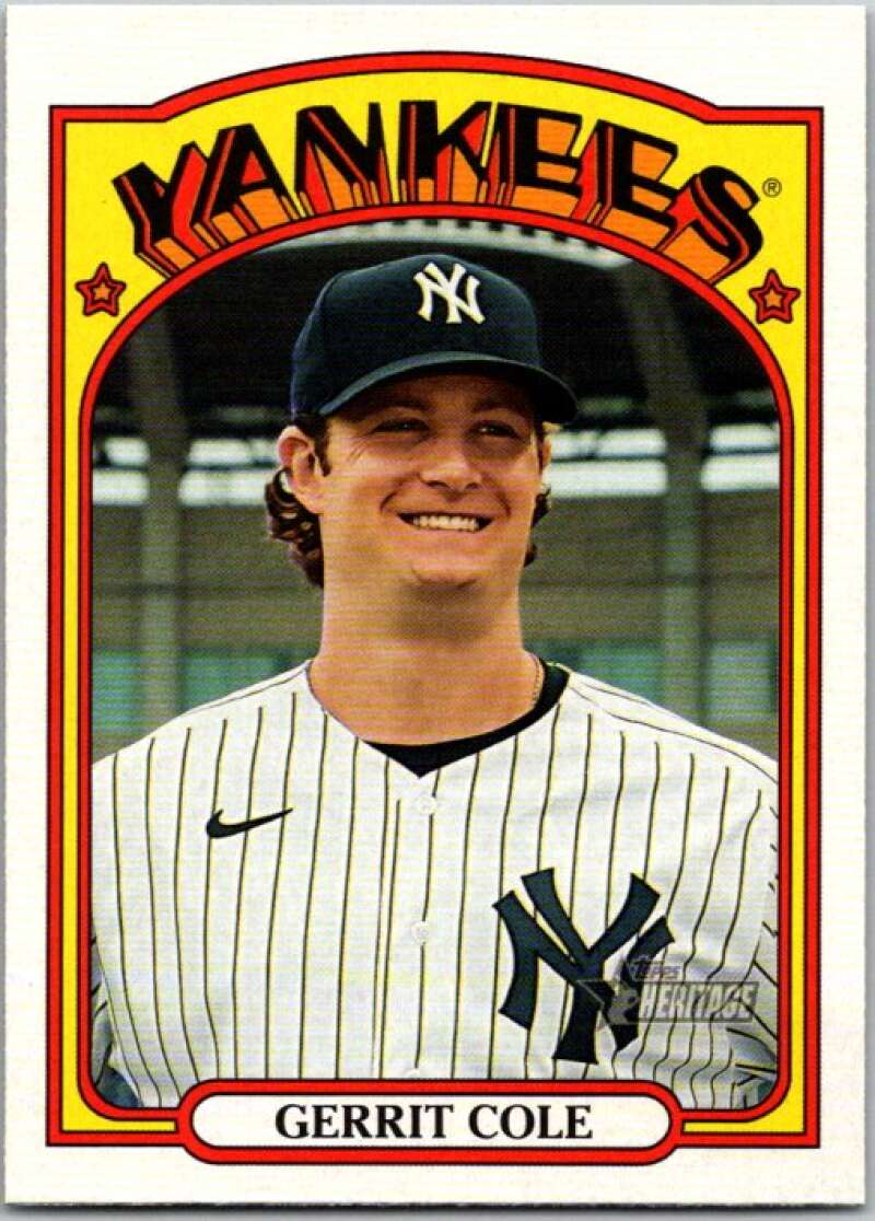 2021 Topps Heritage #249 Gerrit Cole New York Yankees V45203