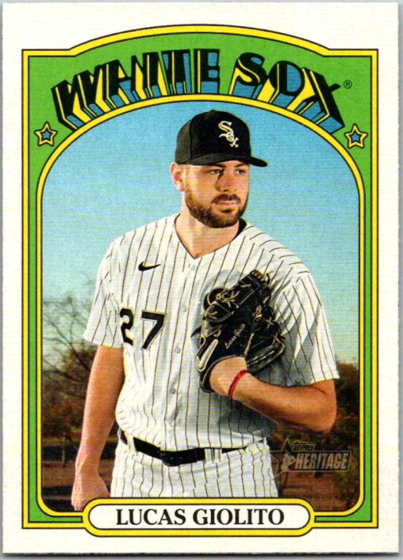 2021 Topps Heritage #264 Lucas Giolito Chicago White Sox V45204