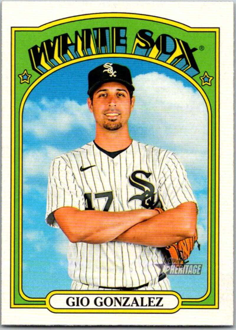 2021 Topps Heritage #280 Gio Gonzalez Chicago White Sox V45205