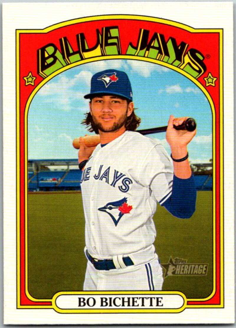 2021 Topps Heritage #293 Bo Bichette Toronto Blue Jays V45207