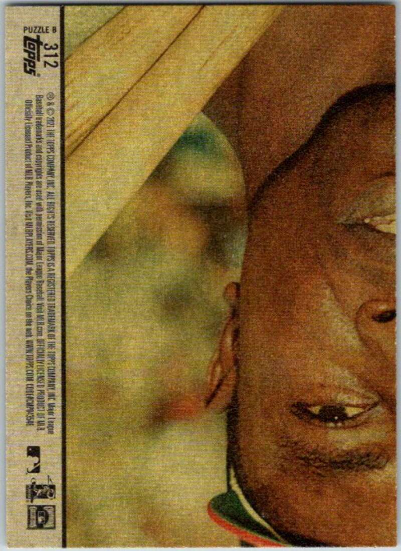 2021 Topps Heritage #312 Jesus Sanchez In Action RC Rookie Marlins V45208