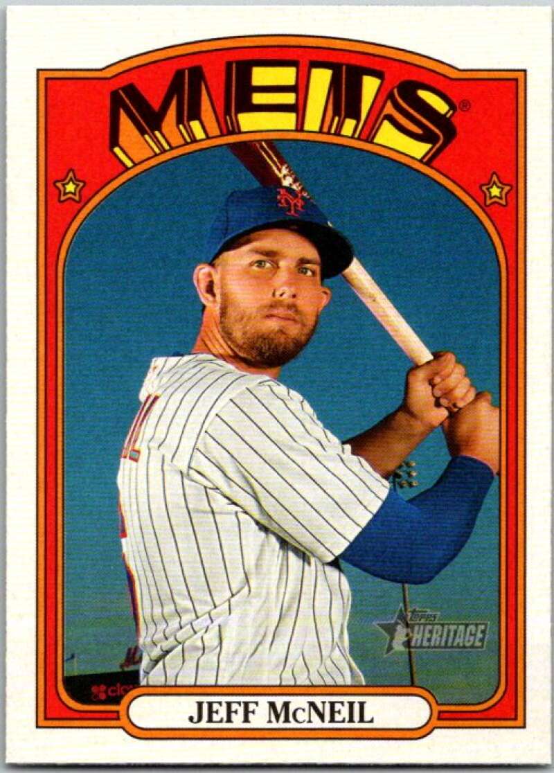 2021 Topps Heritage #316 Jeff McNeil New York Mets V45209