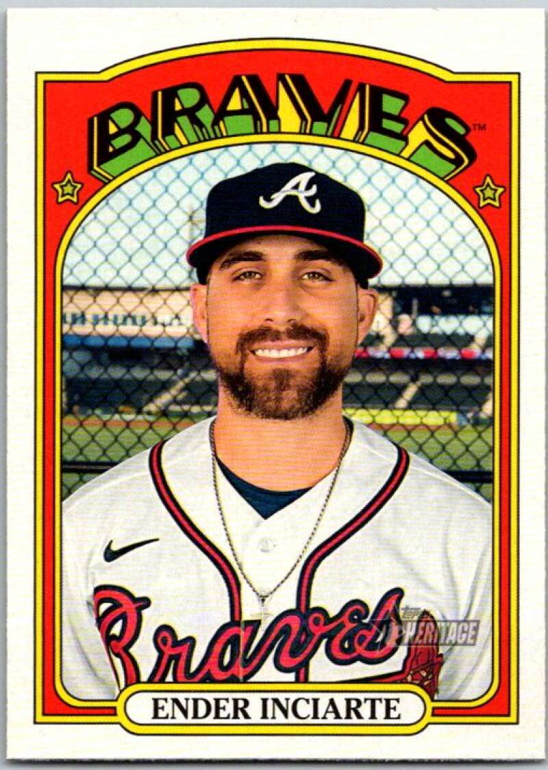 2021 Topps Heritage #374 Ender Inciarte Atlanta Braves V45215