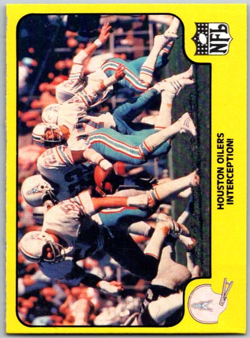 1978 Fleer Team Action # 22 Houston Oilers Interception V45236