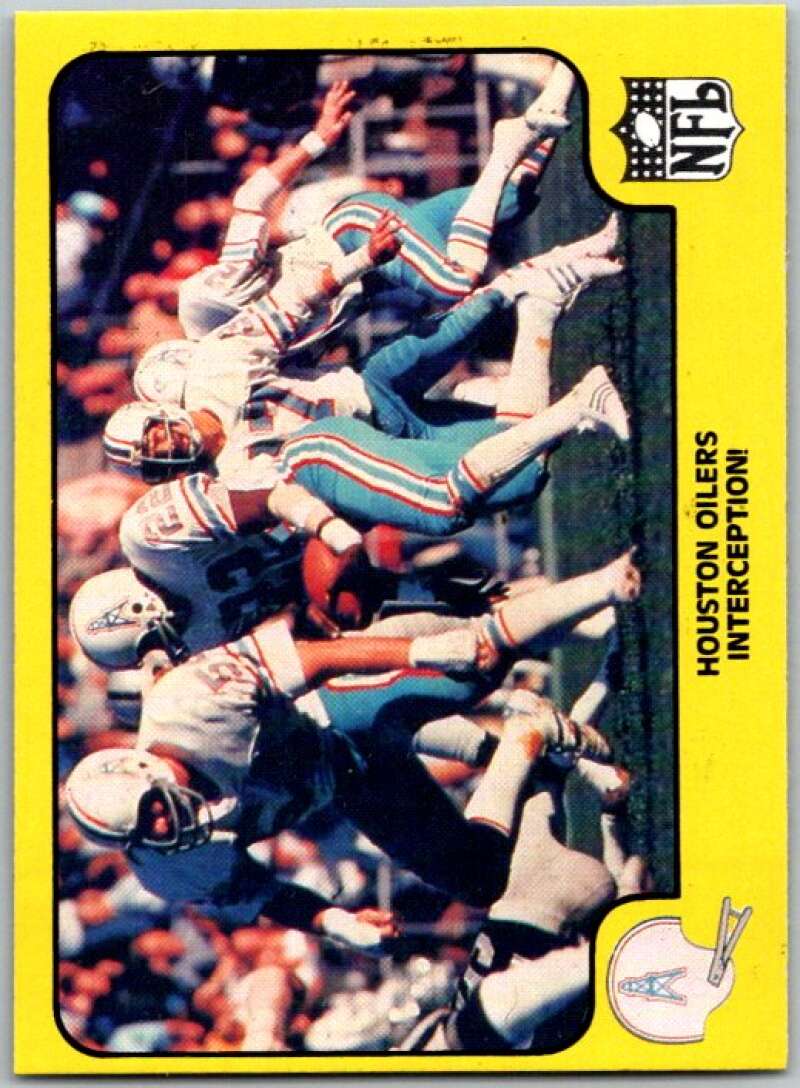 1978 Fleer Team Action # 22 Houston Oilers Interception V45238