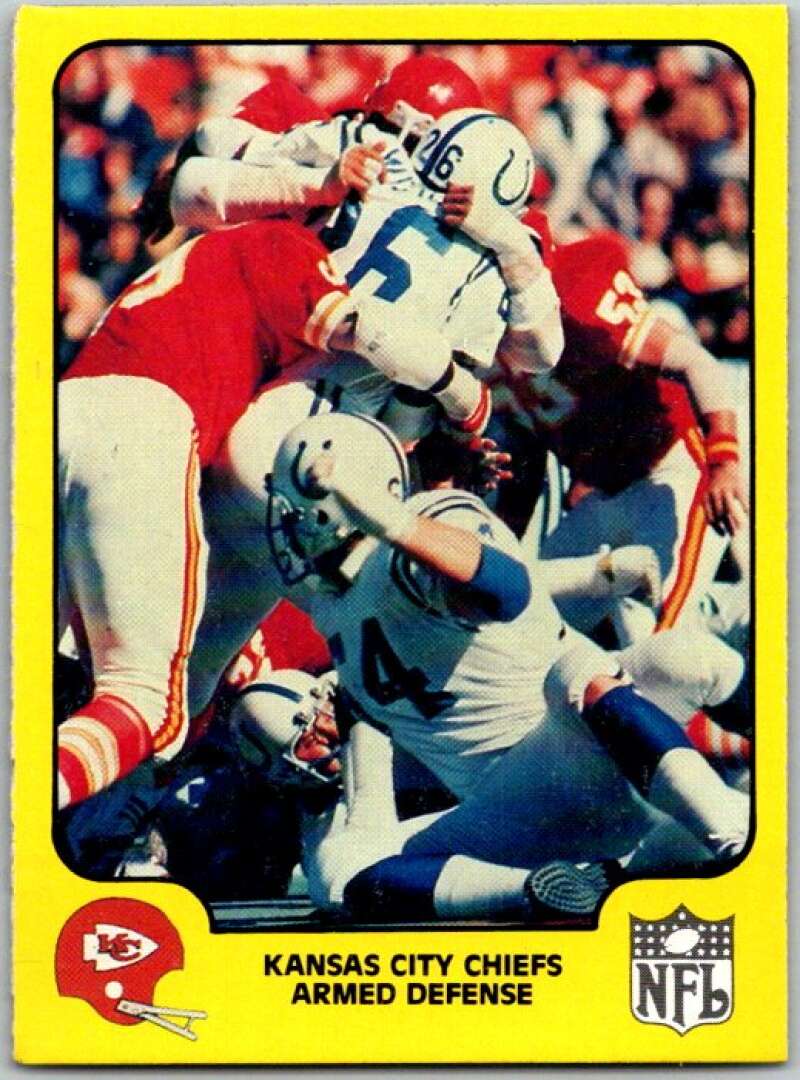 1978 Fleer Team Action # 24 Kansas City Chiefs Armed Defense V45240