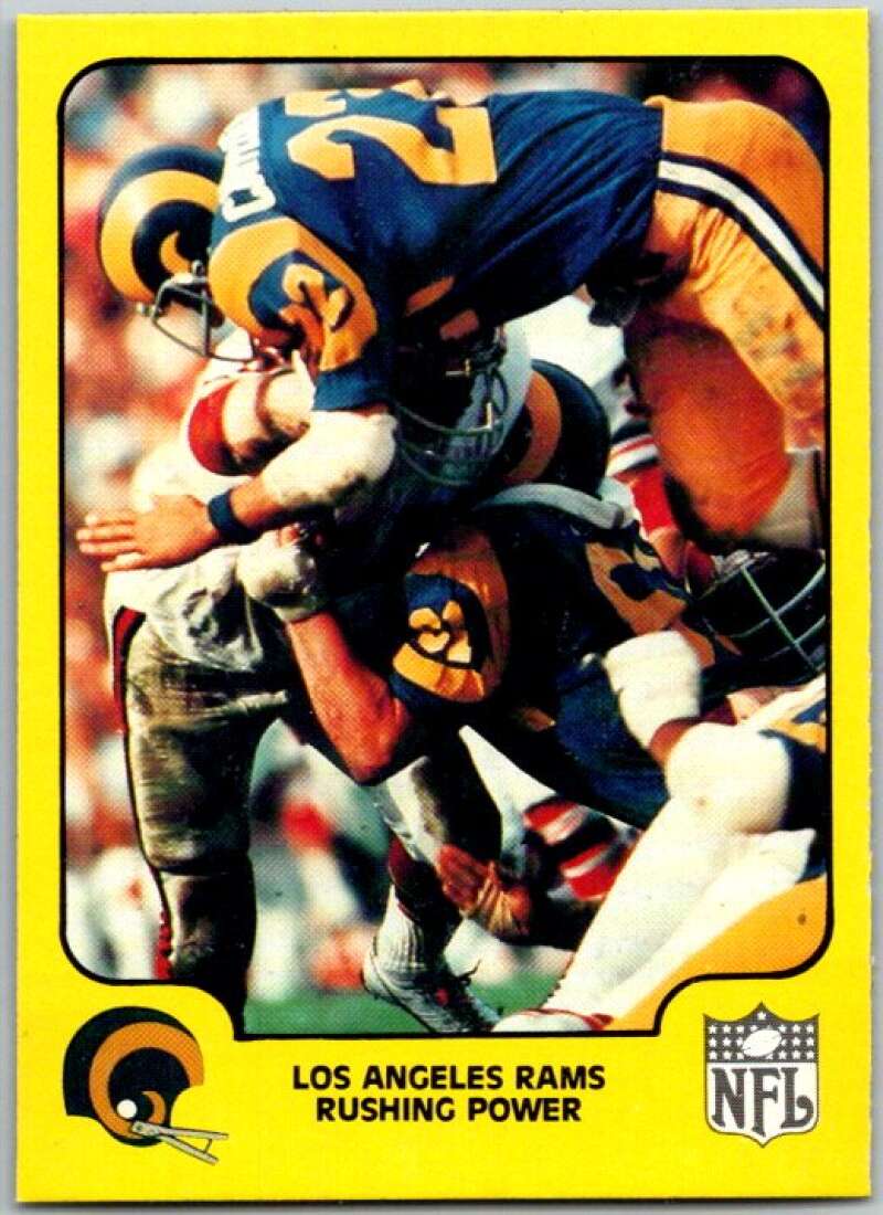 1978 Fleer Team Action # 25 Los Angeles Rams Rushing Power V45241