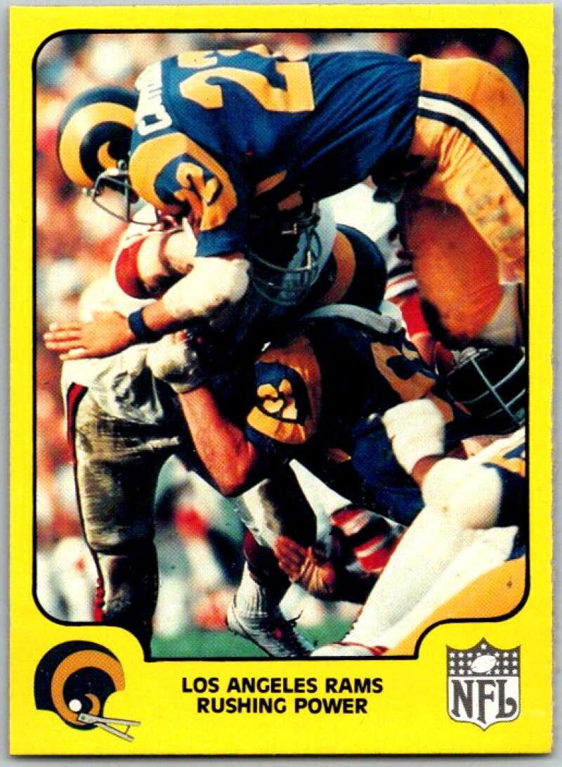 1978 Fleer Team Action # 25 Los Angeles Rams Rushing Power V45242