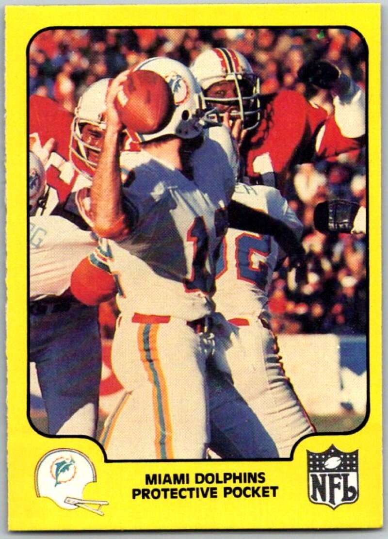 1978 Fleer Team Action # 27 Miami dolphins Portective Pocket V45243