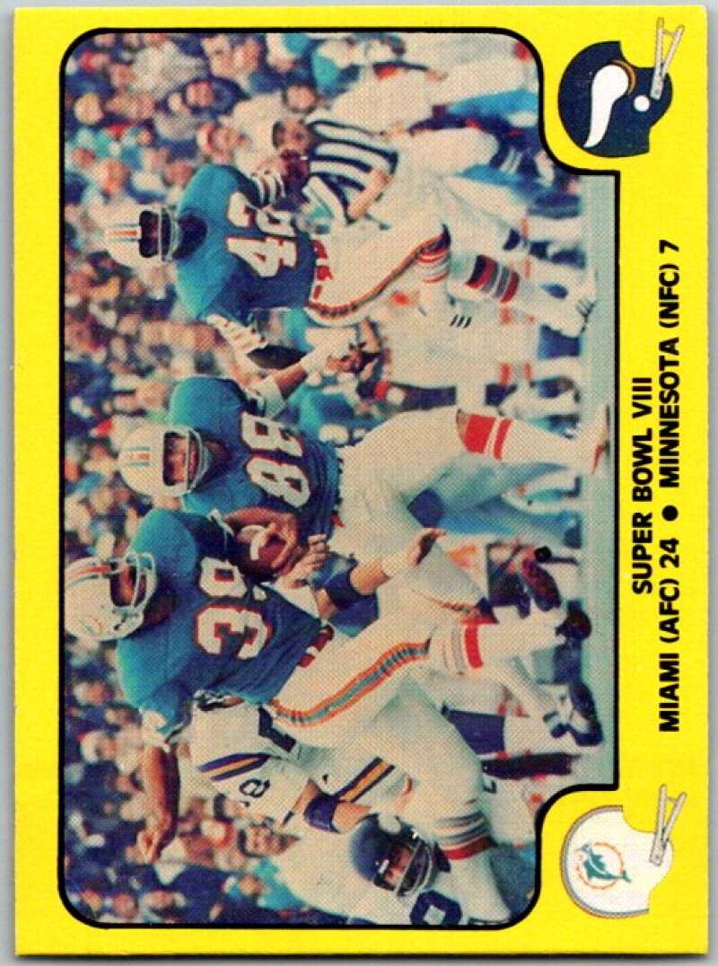 1978 Fleer Team Action # 65 Super Bowl Ixs Pittsburgh, Minnesota V45269